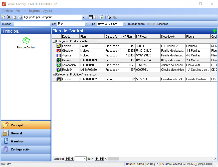 Visual Factory Plan De Control Software Para La Gestion Del Plan De Control De La Empresa